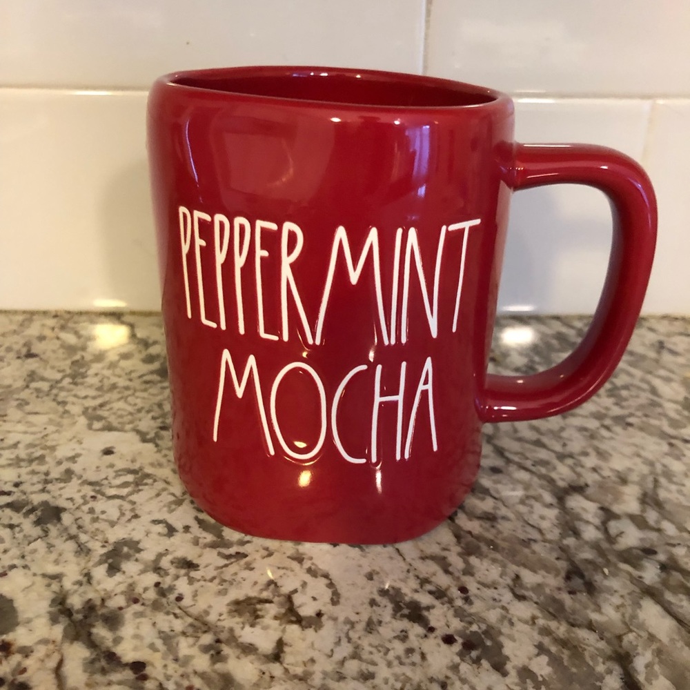 Rae Dunn Peppermint Mocha mug